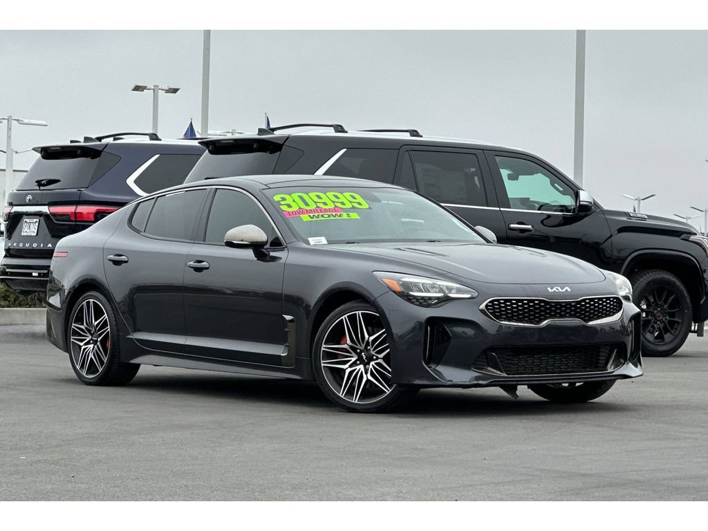 Used 2022 Kia Stinger GT1 w/ Red Interior Color Package RWD image 2