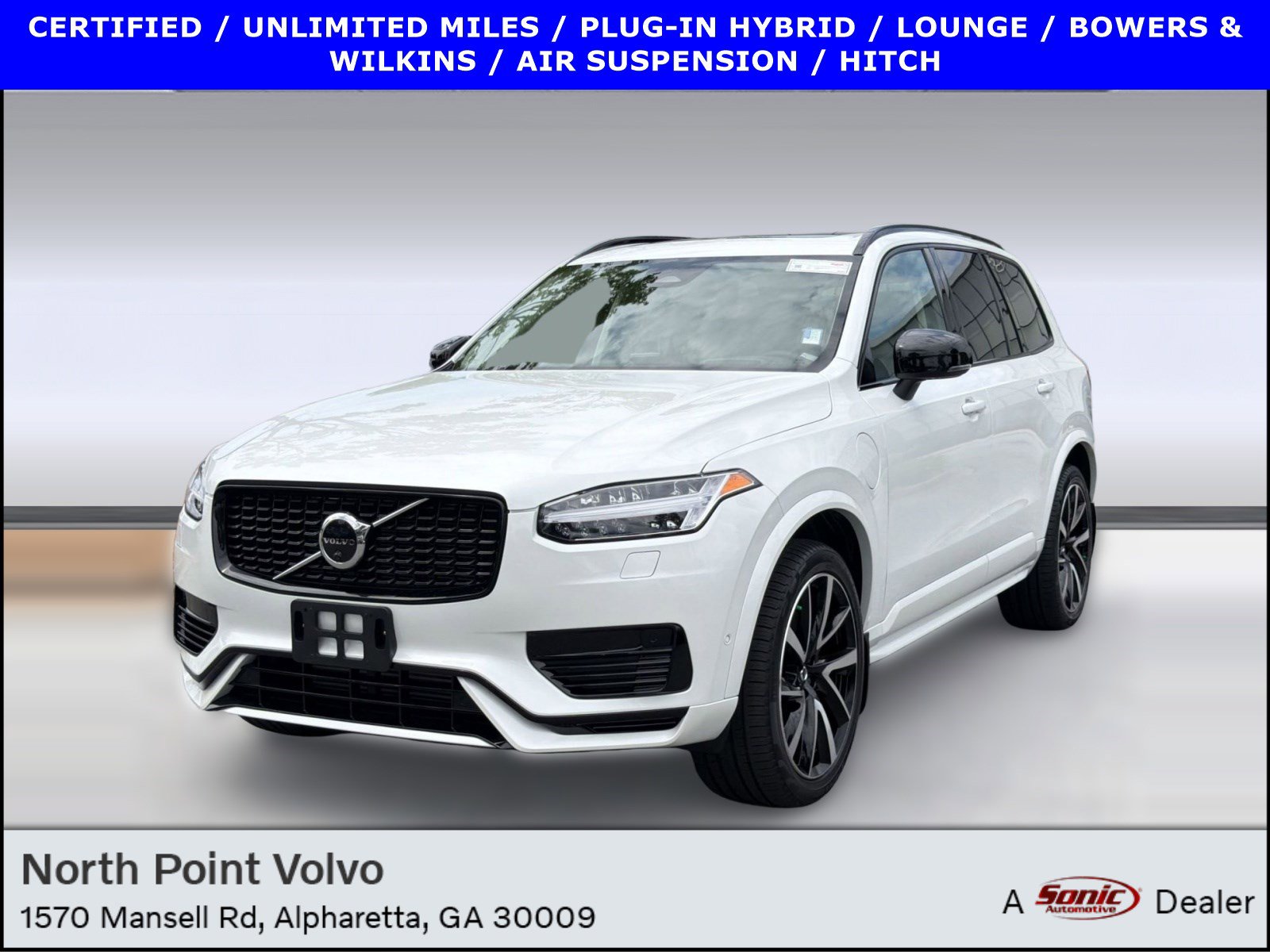 Certified 2023 Volvo XC90 T8 Ultimate w/ Lounge Package