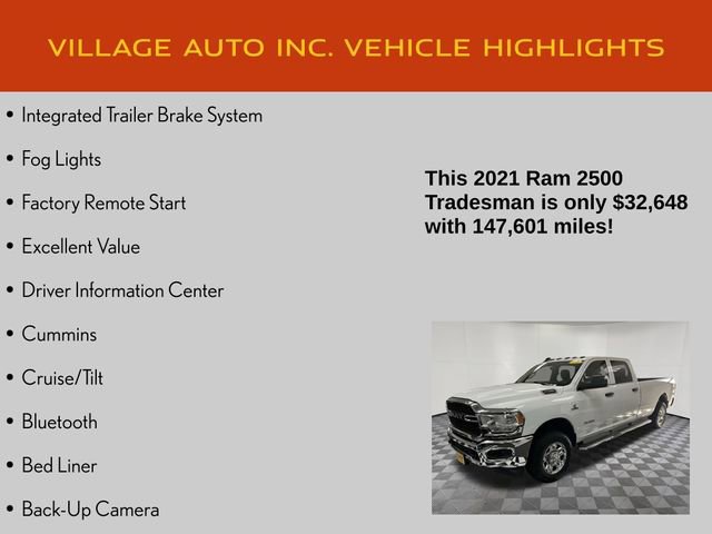 Used 2021 RAM 2500 Tradesman AWD/4WD image 14