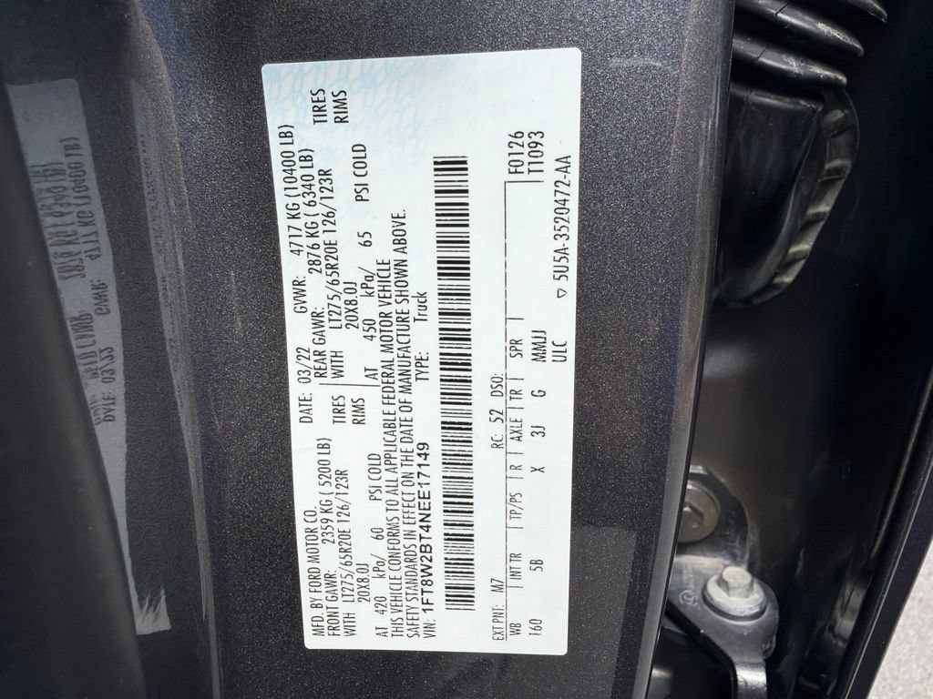 Used 2022 Ford F250 Lariat w/ Black Appearance Package AWD/4WD image 36