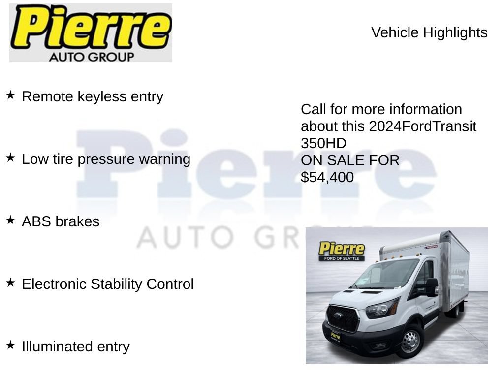 New 2024 Ford Transit 350 DRW w/ Interior Upgrade Package RWD image 7