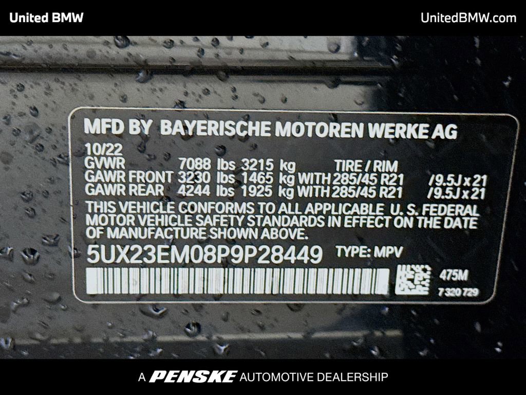 Used 2023 BMW X7 xDrive40i w/ Executive Package AWD/4WD image 15