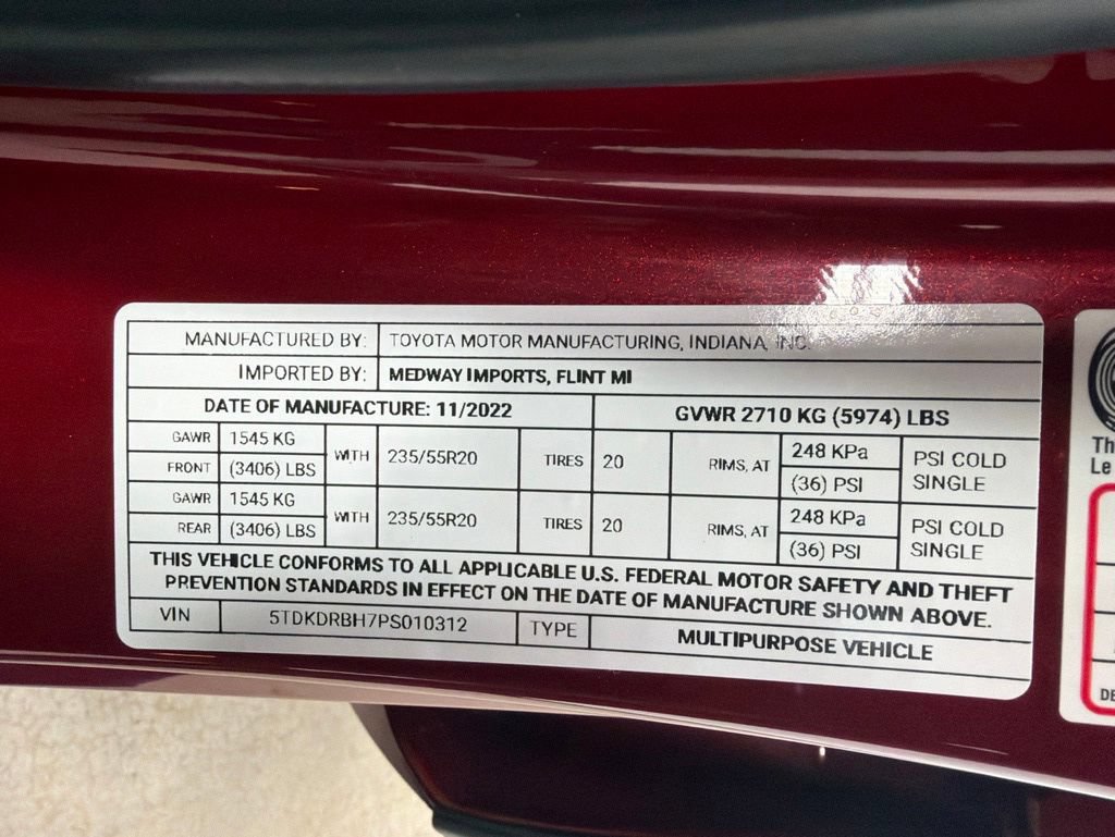 Used 2023 Toyota Highlander XSE AWD/4WD image 49