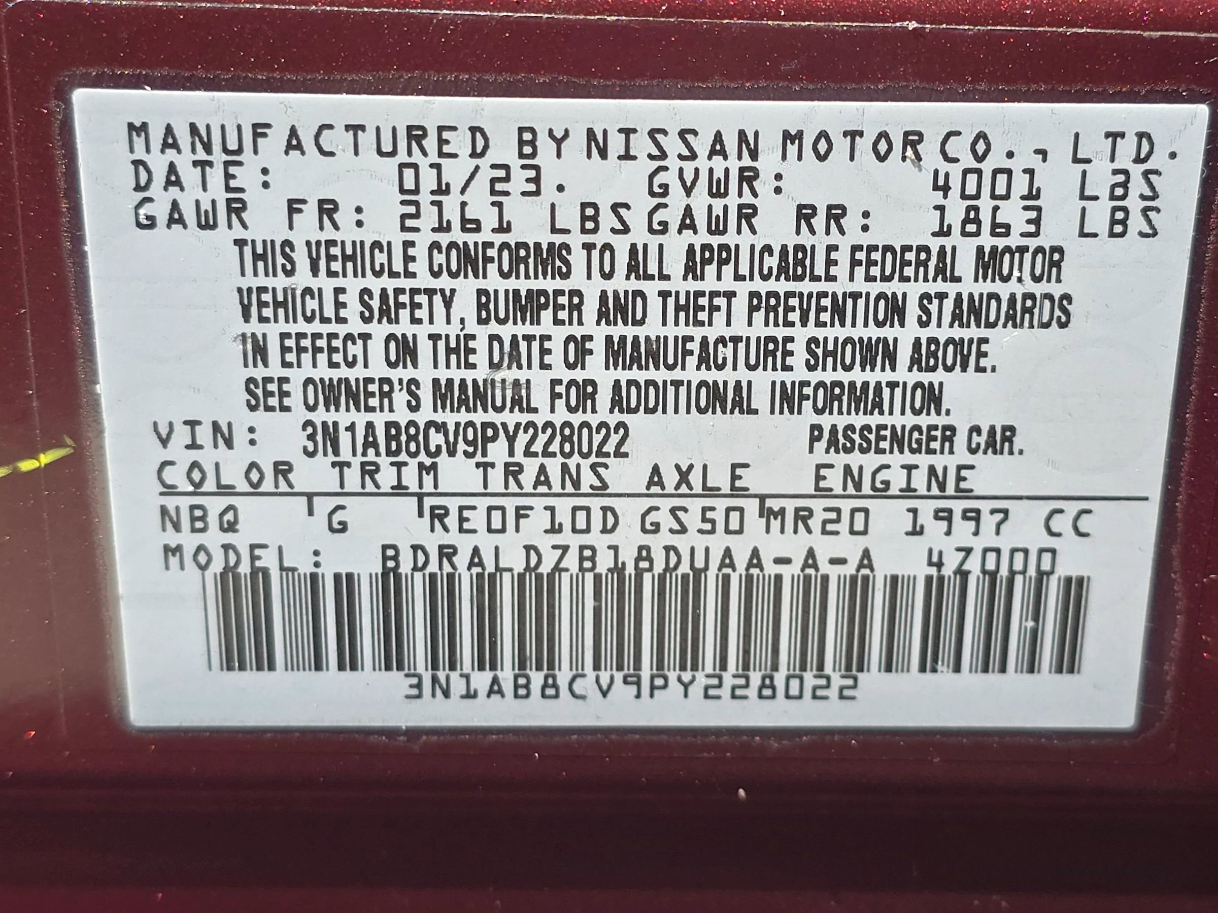 Used 2023 Nissan Sentra SV w/ All-Weather Package image 27