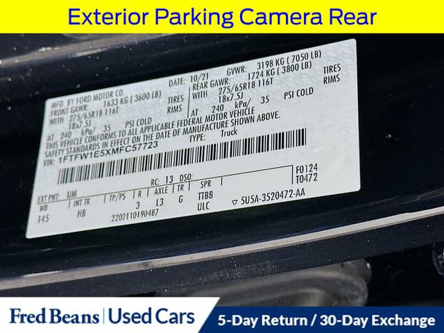 Used 2021 Ford F150 Lariat w/ Equipment Group 502A High image 39