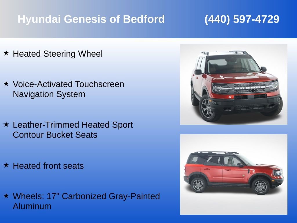 Used 2022 Ford Bronco Sport Badlands w/ Premium Package AWD/4WD image 28