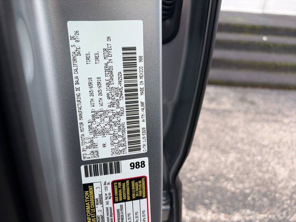 New 2026 Toyota Tacoma Limited AWD/4WD image 33