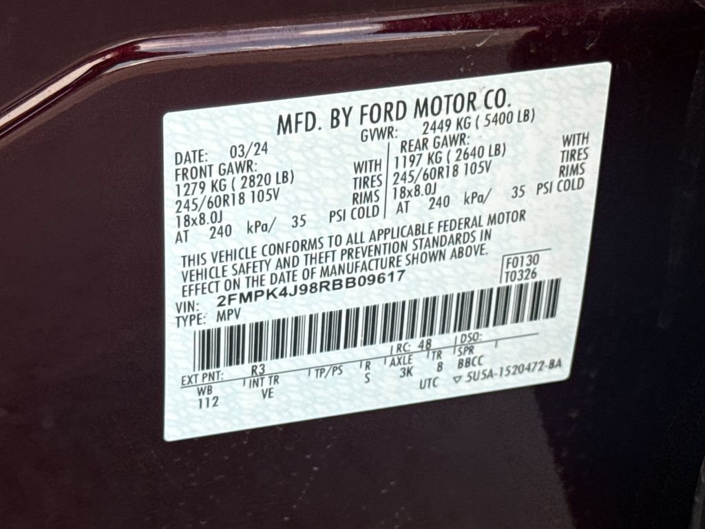 Used 2024 Ford Edge SEL w/ Convenience Package AWD/4WD image 24