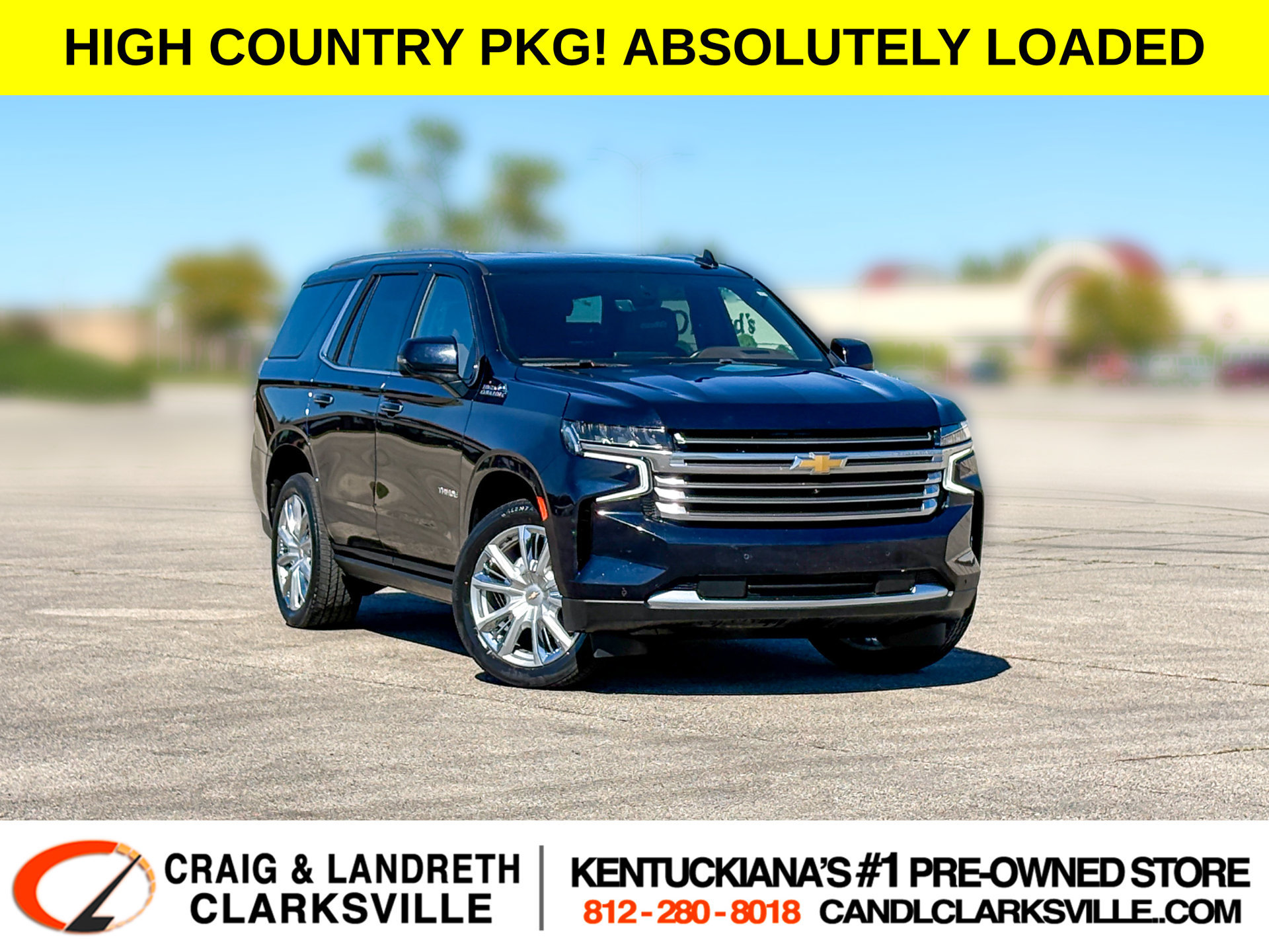 Used 2021 Chevrolet Tahoe High Country