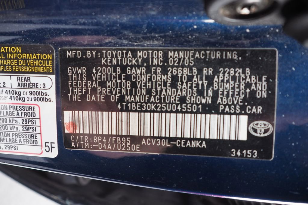 Used 2005 Toyota Camry LE image 6