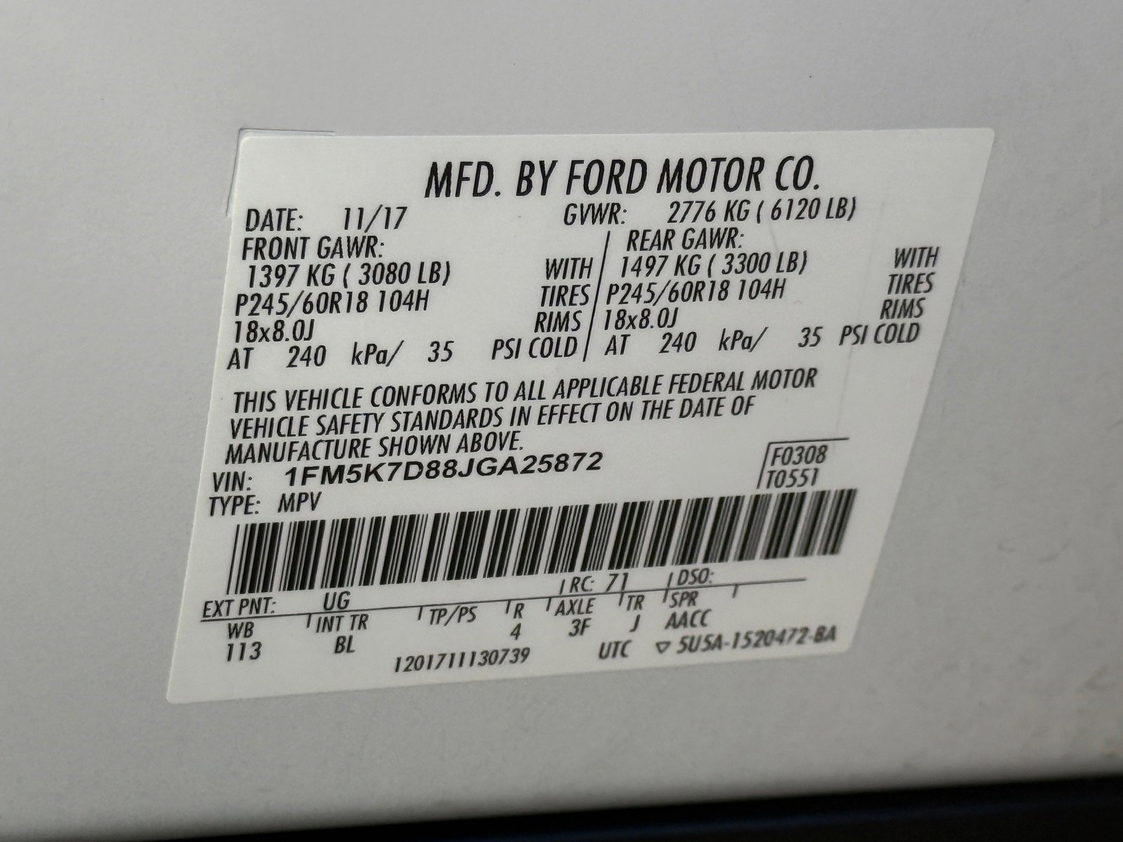 Used 2018 Ford Explorer XLT w/ Equipment Group 202A image 35