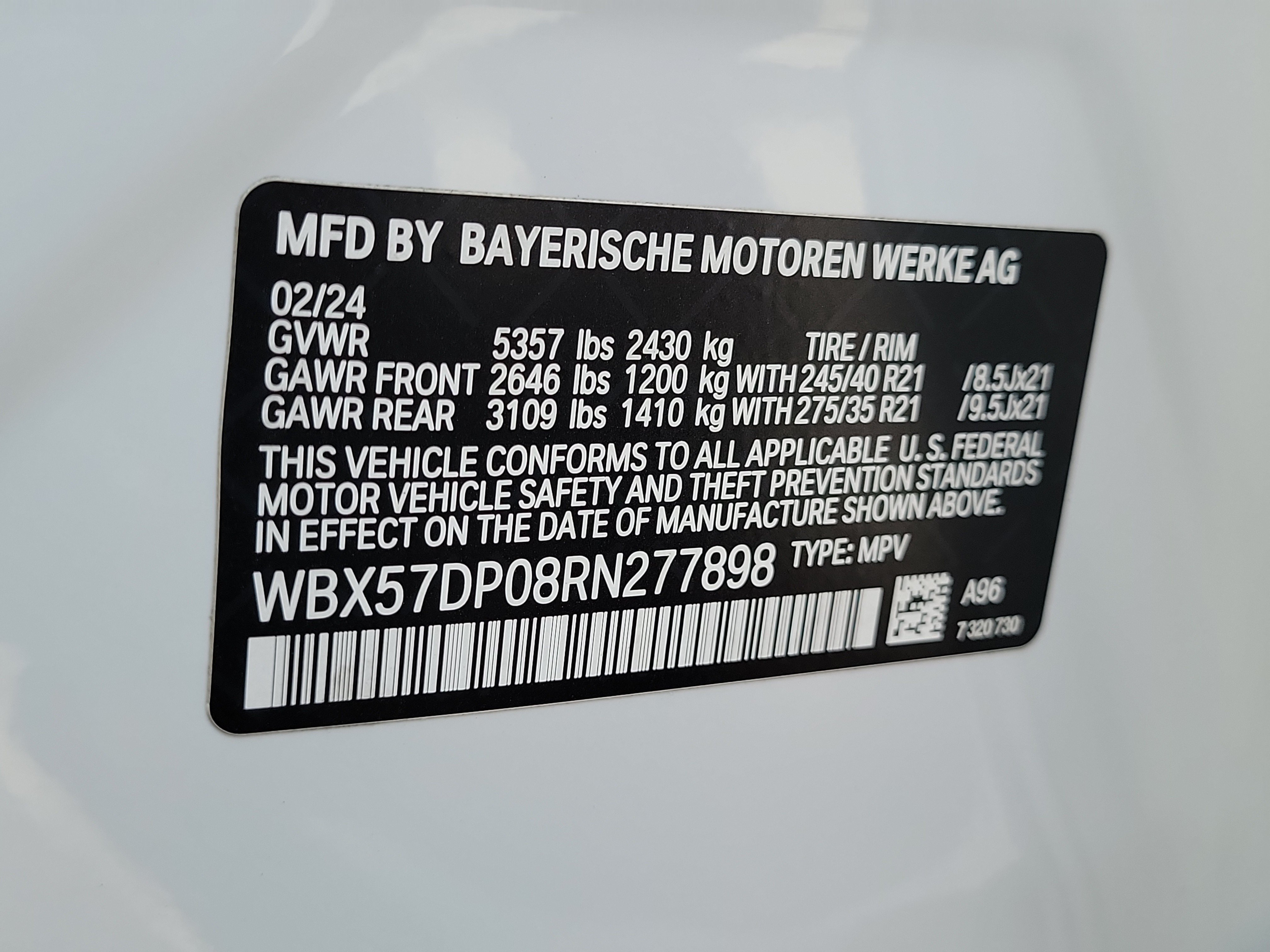 Certified 2024 BMW X3 xDrive30i w/ Premium Package w/ZPA AWD/4WD image 10