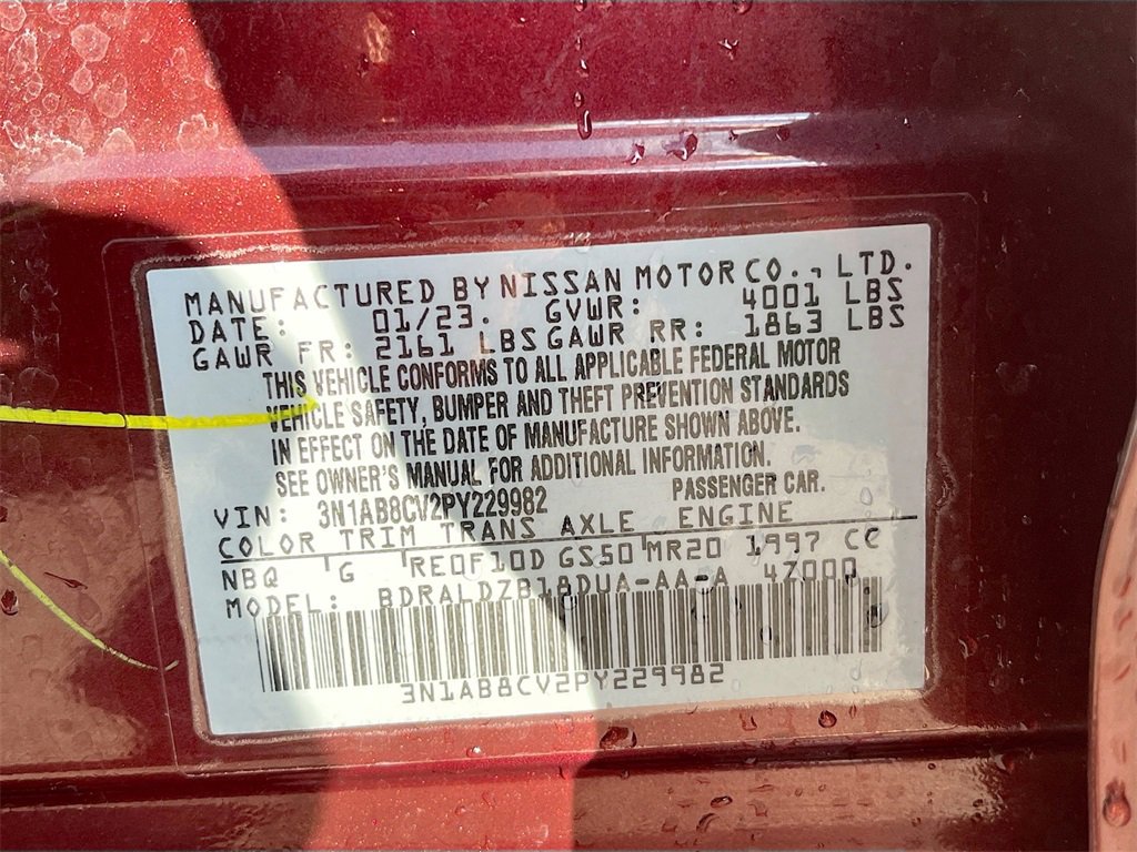 Used 2023 Nissan Sentra SV w/ Trunk Package image 29