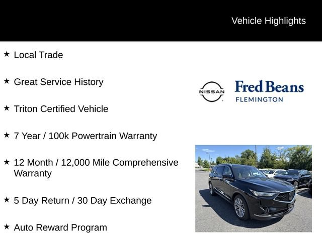 Used 2023 Acura MDX w/ Advance Package AWD/4WD image 5