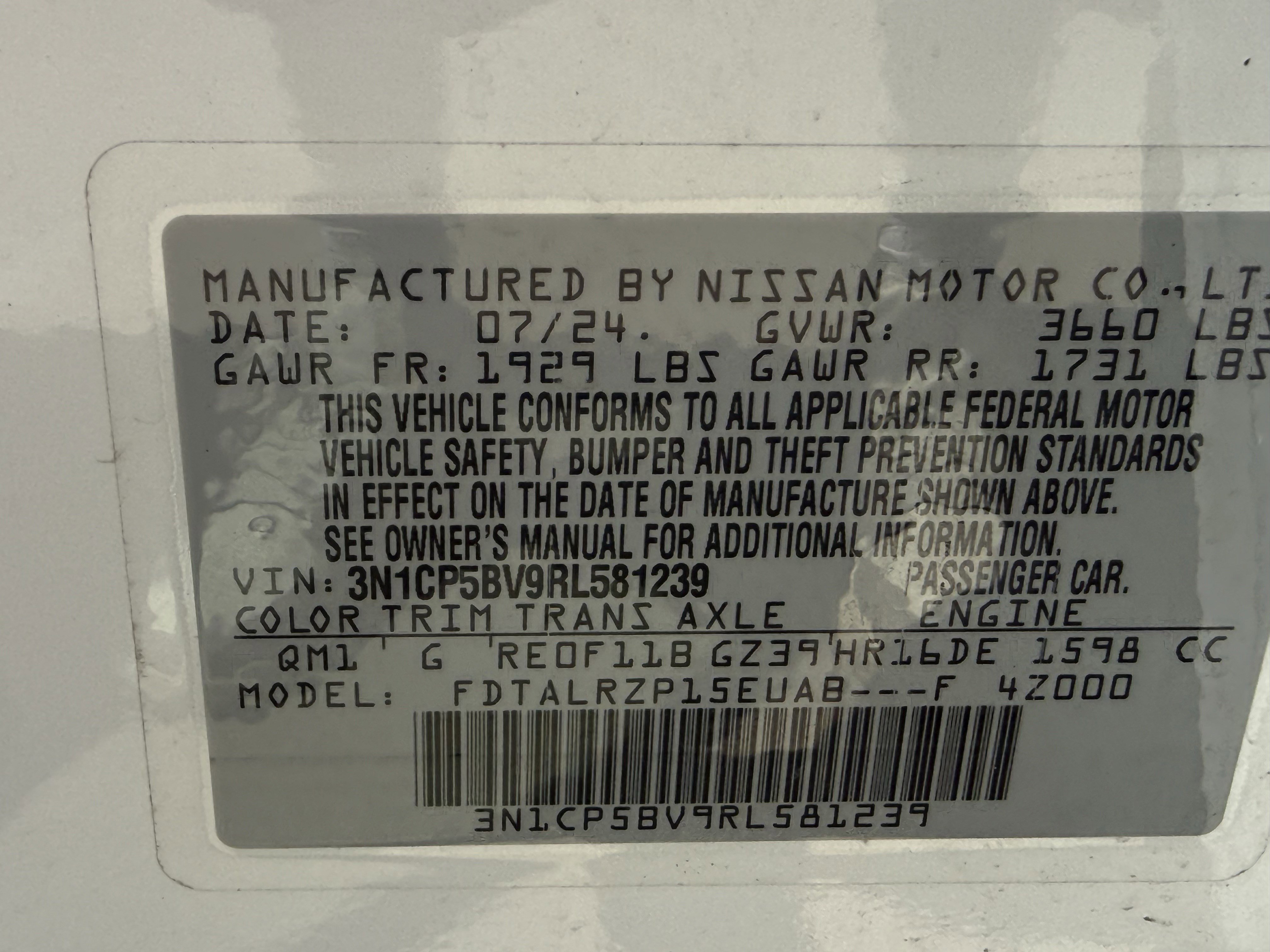 Used 2024 Nissan Kicks S FWD image 35