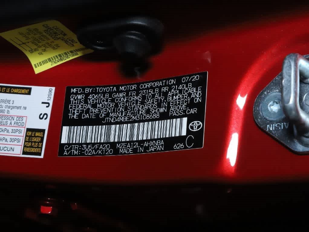 Certified 2021 Toyota Corolla SE w/ Special Edition FWD image 20