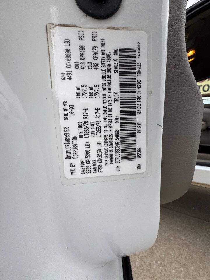 Used 2004 Dodge Ram 3500 Truck SLT image 21