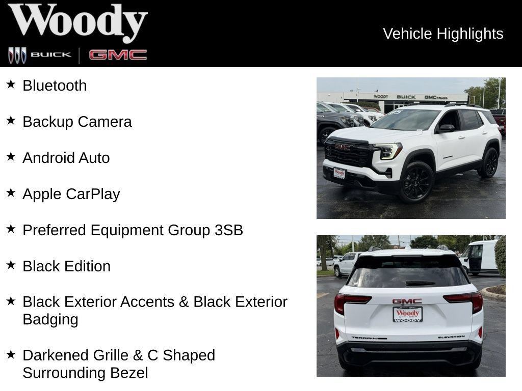 Certified 2025 GMC Terrain Elevation w/ Black Edition AWD/4WD image 3