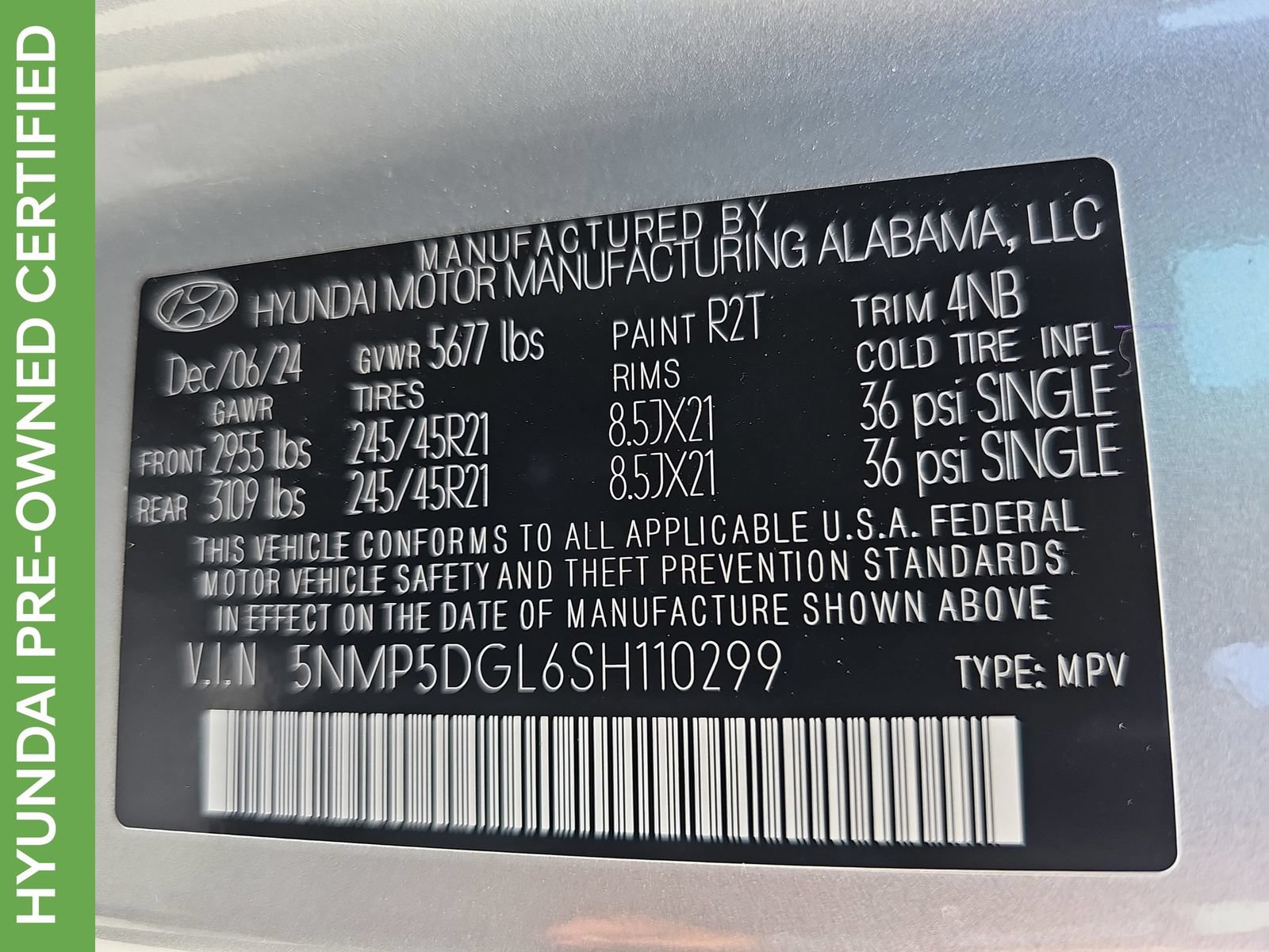 Certified 2025 Hyundai Santa Fe Calligraphy AWD/4WD image 46