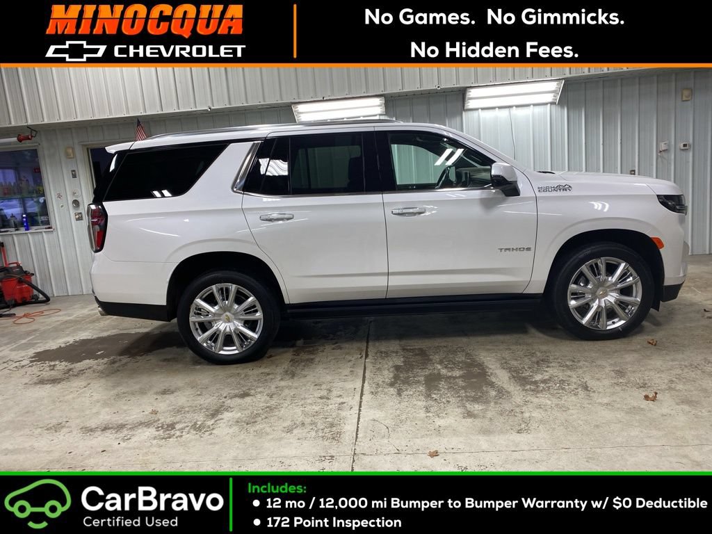 Certified 2022 Chevrolet Tahoe High Country AWD/4WD image 1