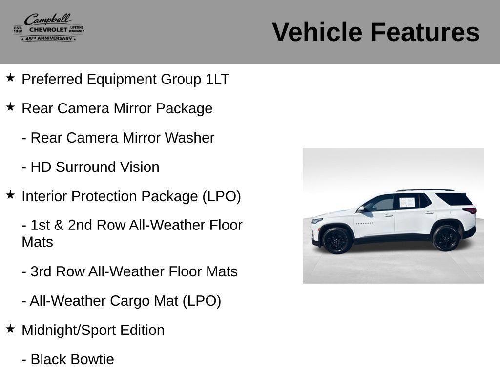 Used 2023 Chevrolet Traverse LT FWD image 5