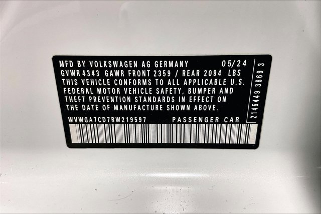 Used 2024 Volkswagen GTI S FWD image 43