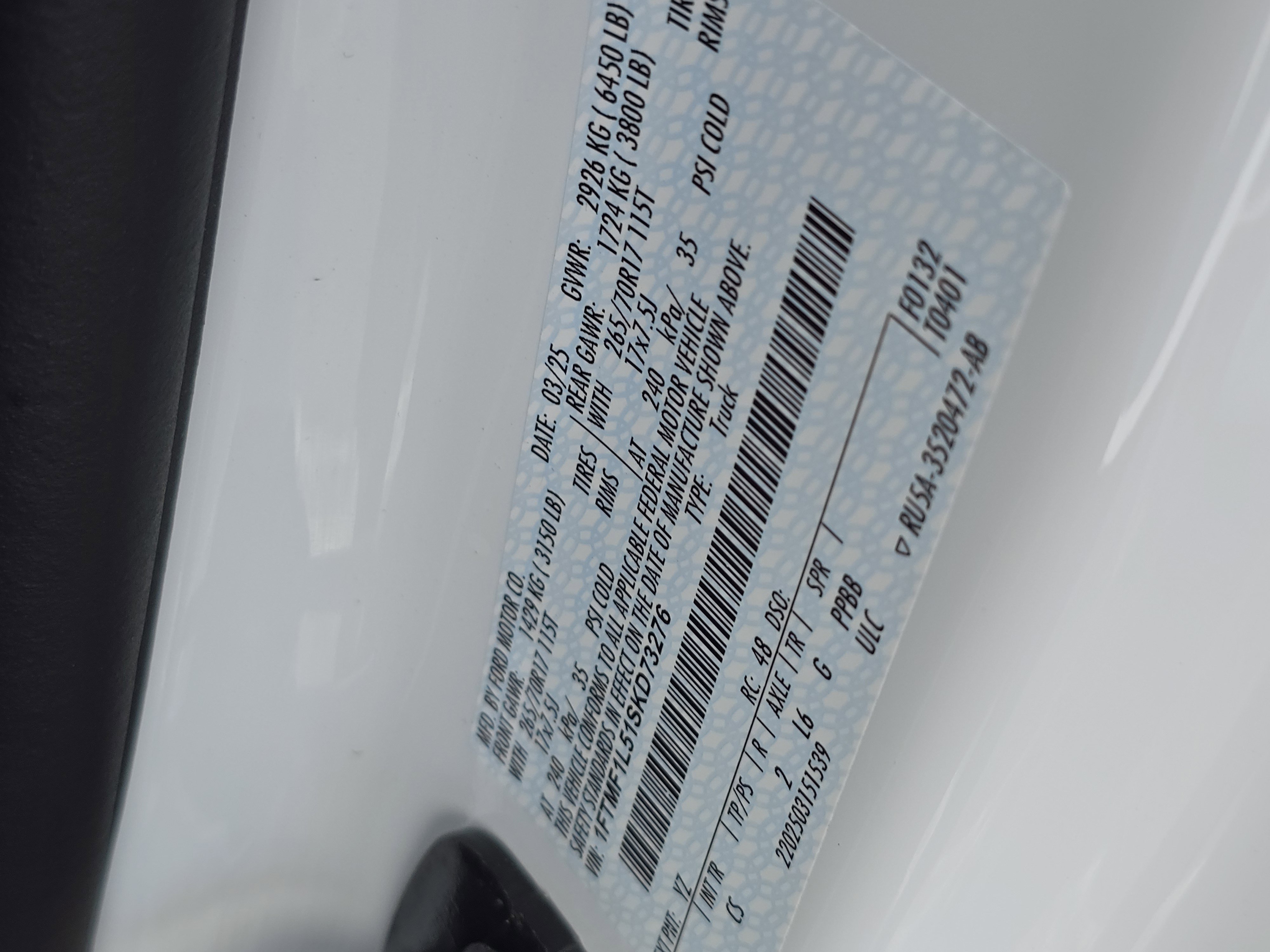 Used 2025 Ford F150 XL w/ Equipment Group 103A High image 31