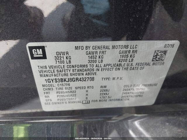 Used 2016 Cadillac Escalade Luxury RWD image 16