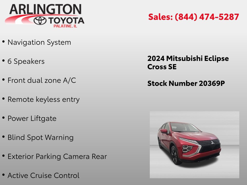 Used 2024 Mitsubishi Eclipse Cross SE AWD/4WD image 2