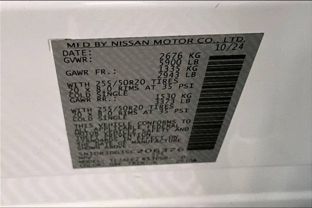 Used 2025 Nissan Pathfinder Platinum w/ Cargo Package FWD image 40