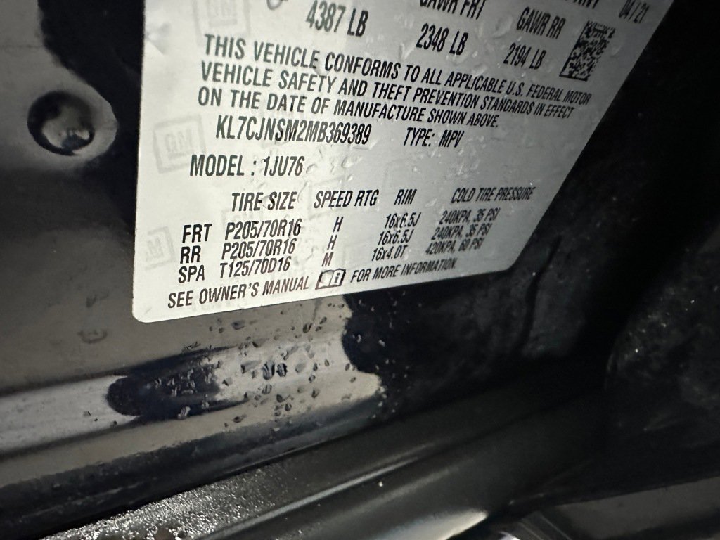 Certified 2021 Chevrolet Trax LS w/ Tint and Cruise Package image 35