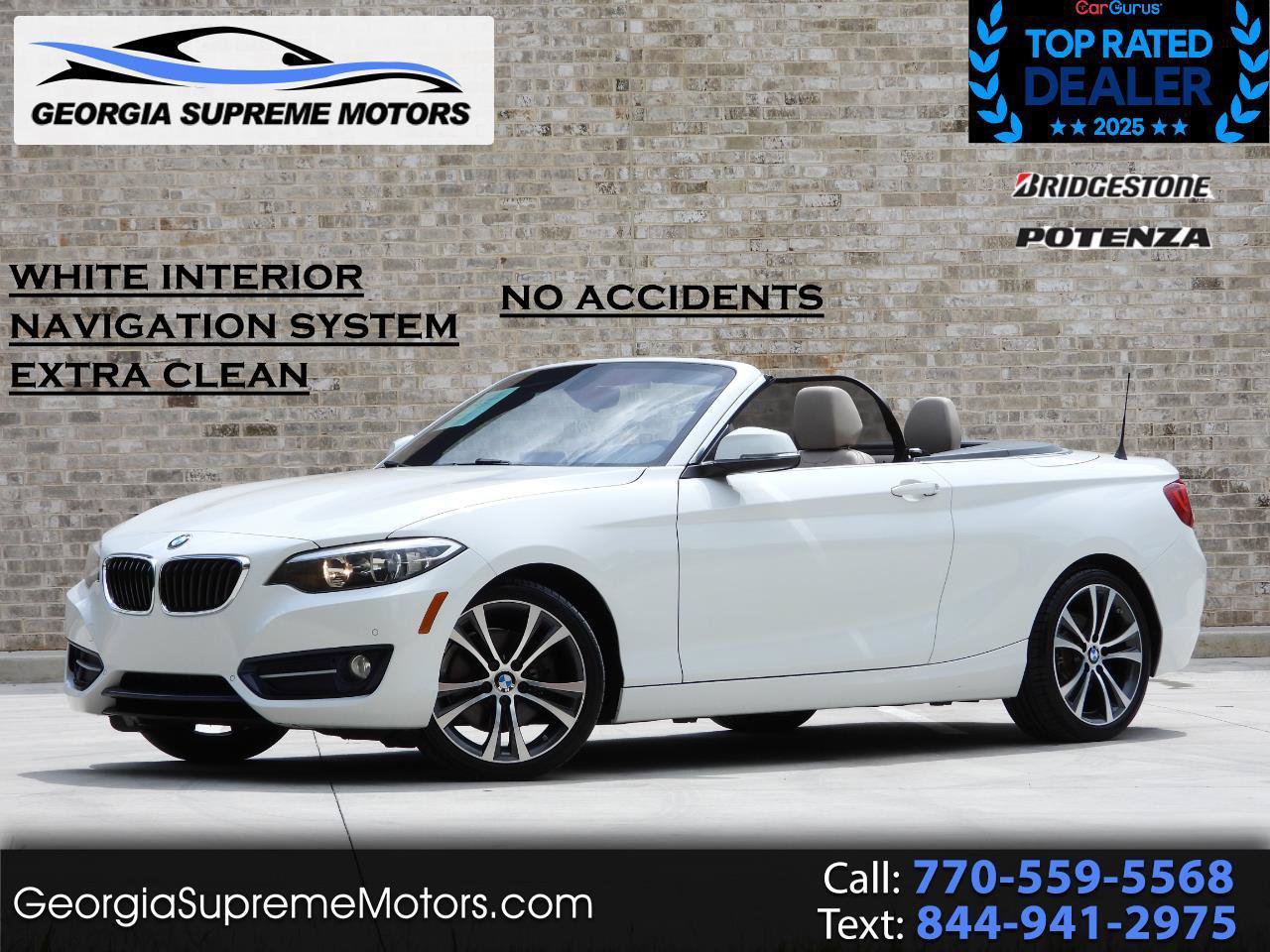 Used 2017 BMW 230i Convertible RWD image 1