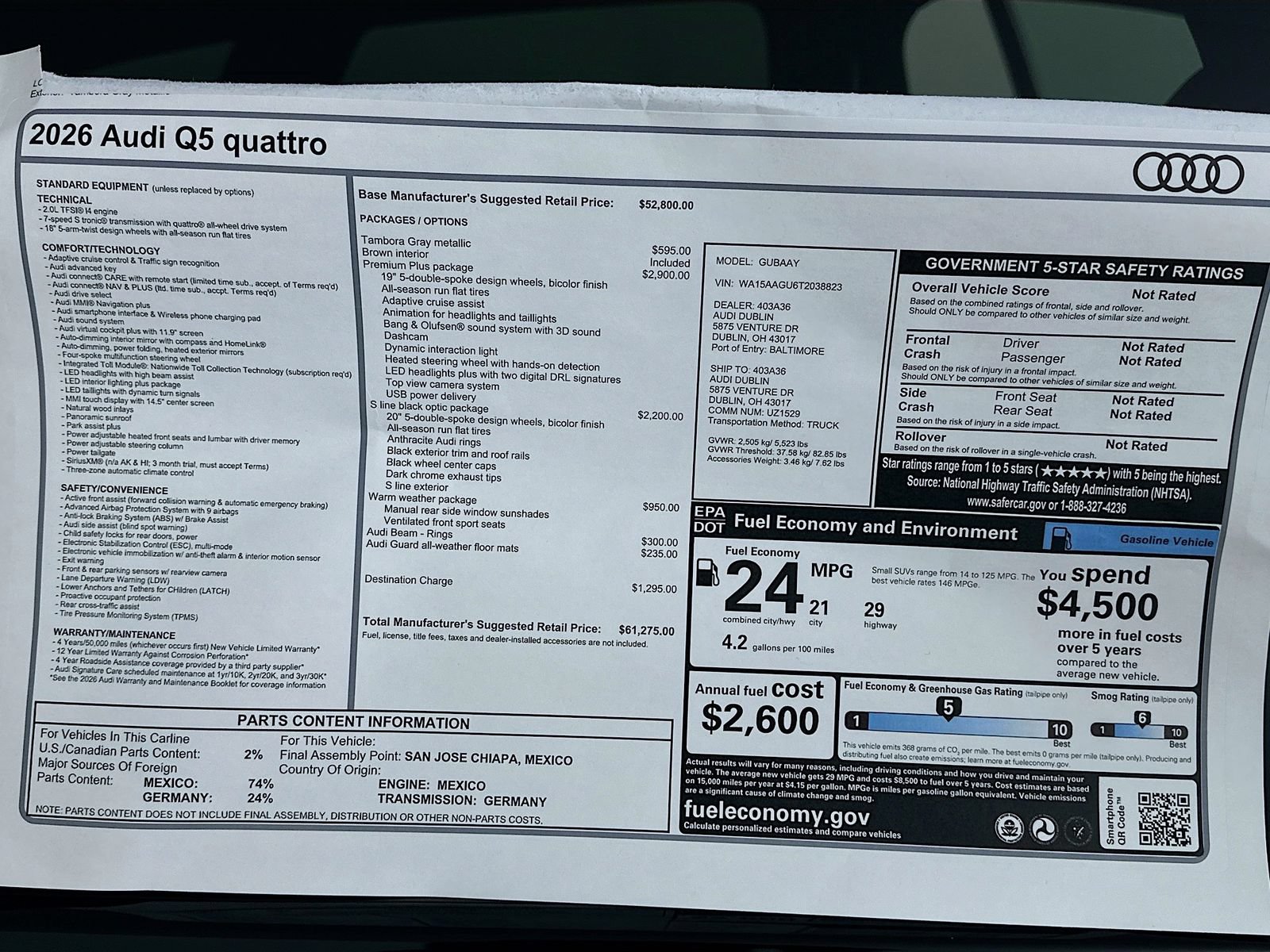 New 2026 Audi Q5 Premium AWD/4WD image 47