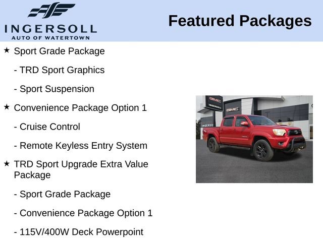 Used 2012 Toyota Tacoma 4x4 Double Cab w/ TRD Sport Upgrade Pkg image 14