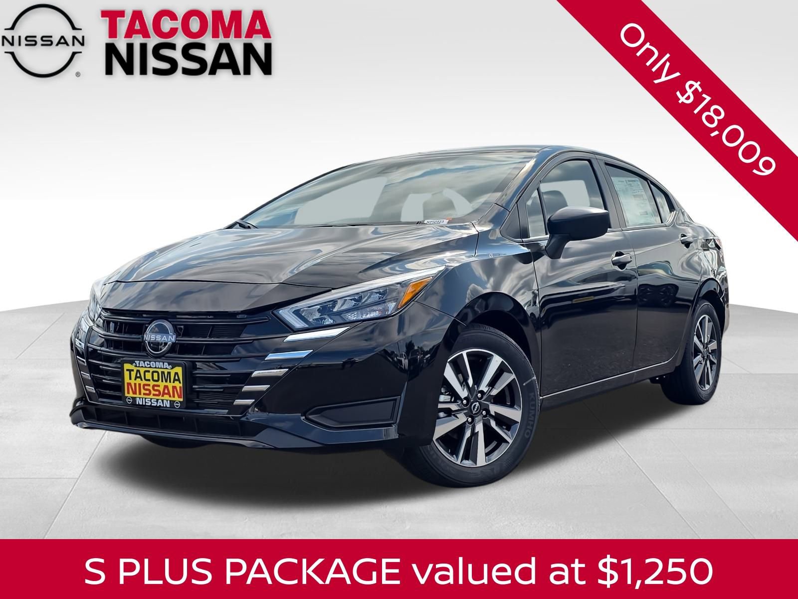 New 2025 Nissan Versa S w/ S Plus Package