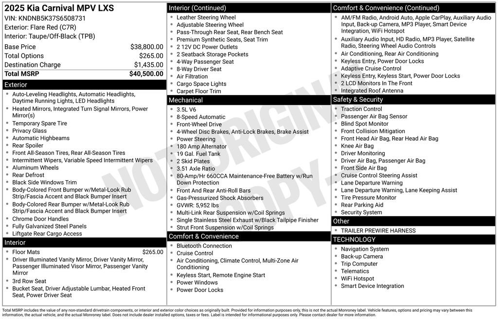 Used 2025 Kia Carnival image 2