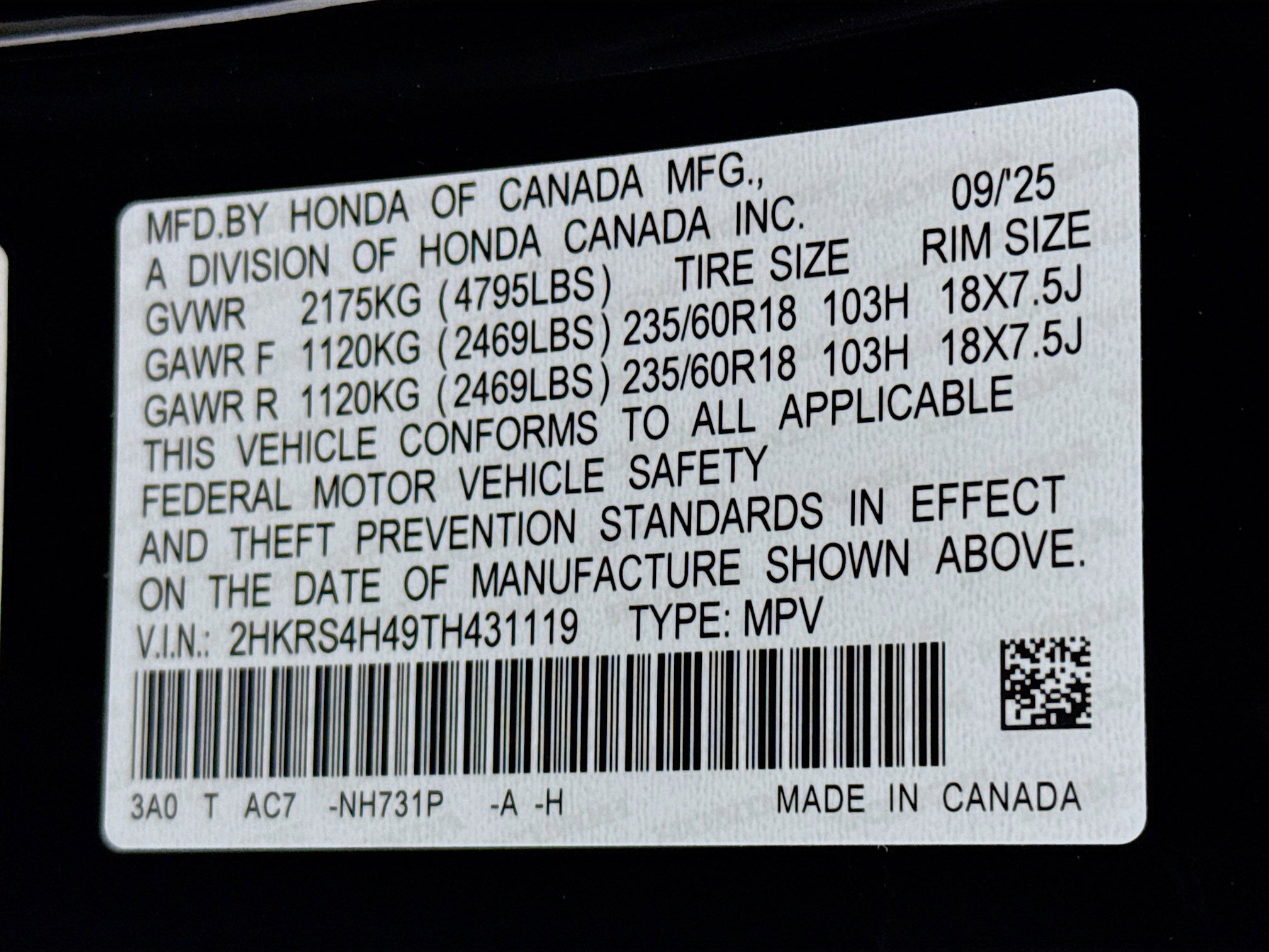 New 2026 Honda CR-V EX image 31