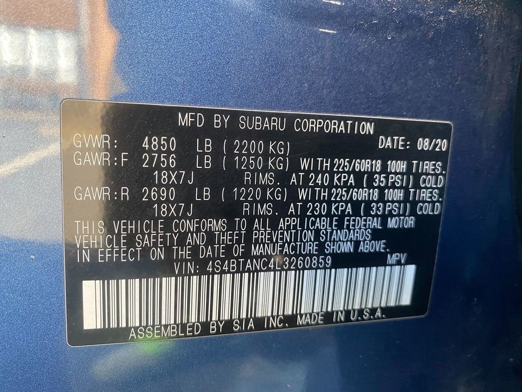 Used 2020 Subaru Outback Limited image 32