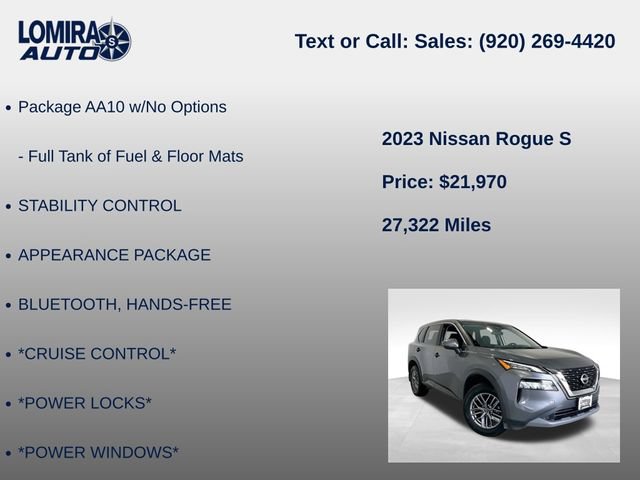 Used 2023 Nissan Rogue S AWD/4WD image 8