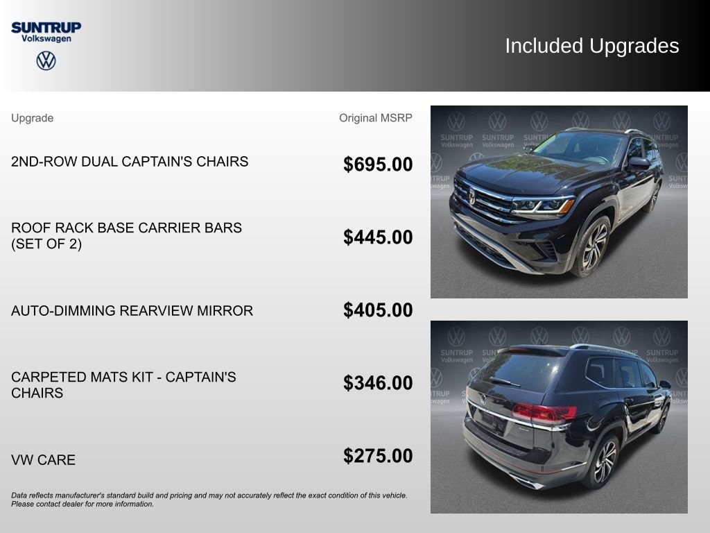 Used 2023 Volkswagen Atlas SEL AWD/4WD image 2