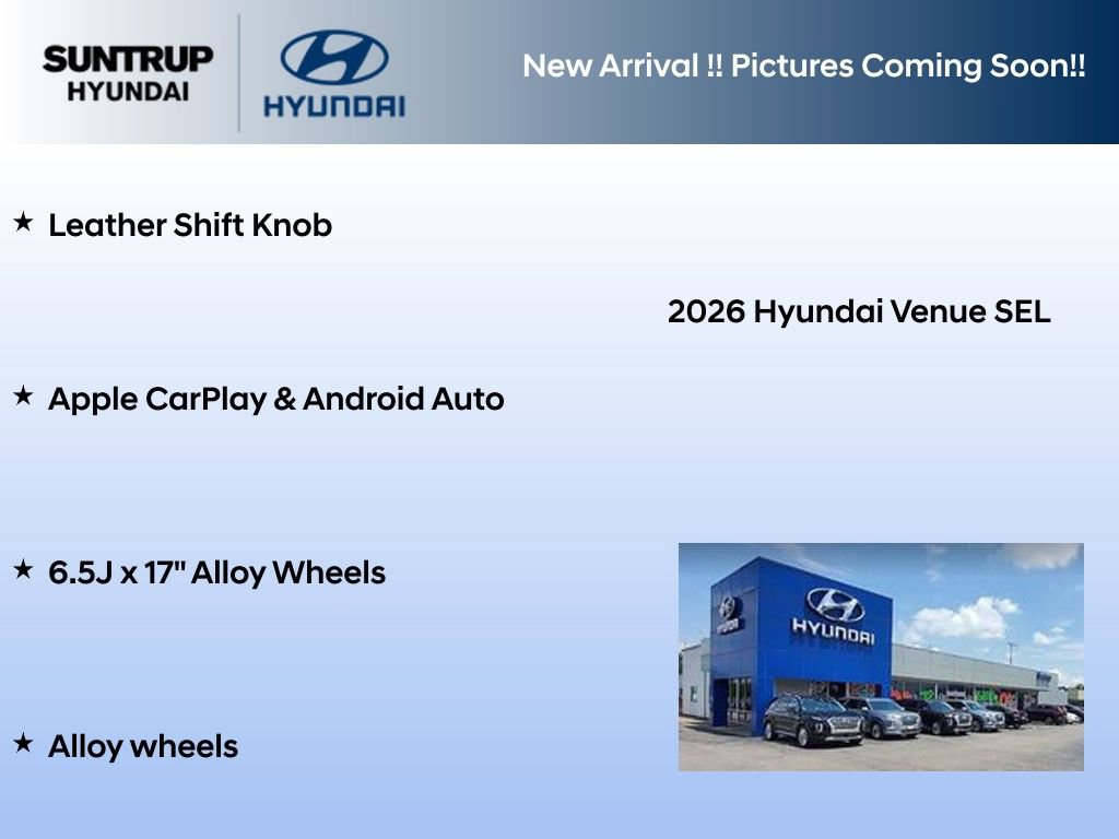 New 2026 Hyundai Venue SEL FWD image 3