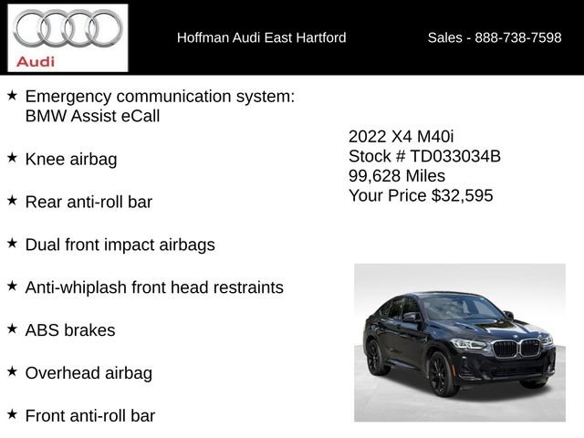 Used 2022 BMW X4 M40i w/ Premium Package AWD/4WD image 36