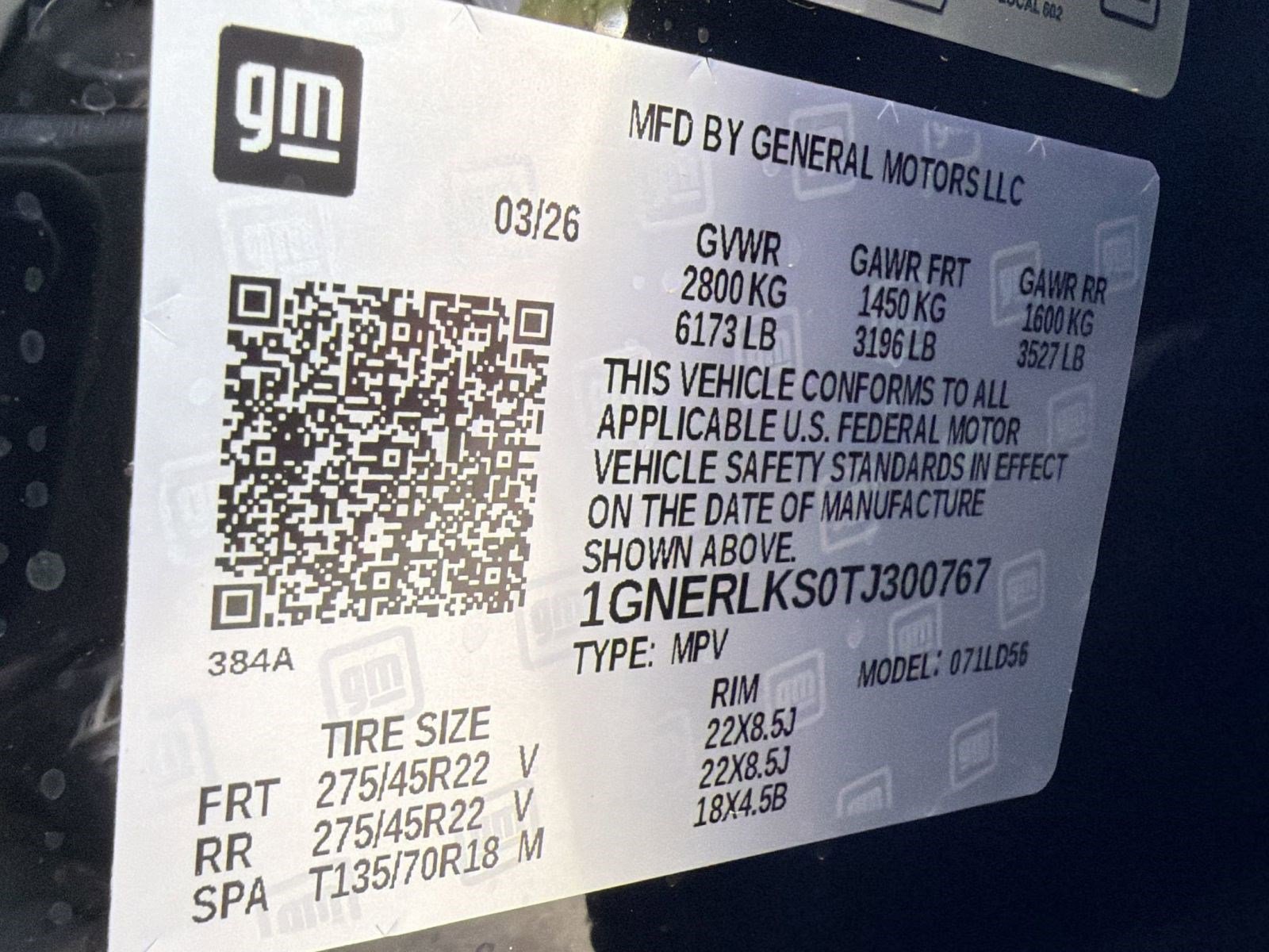New 2026 Chevrolet Traverse RS FWD image 19
