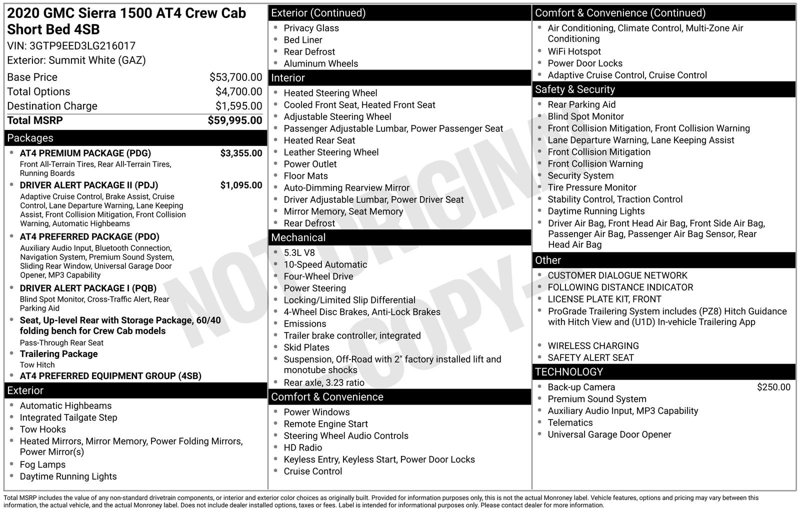 Used 2020 GMC Sierra 1500 AT4 w/ AT4 Premium Package image 41