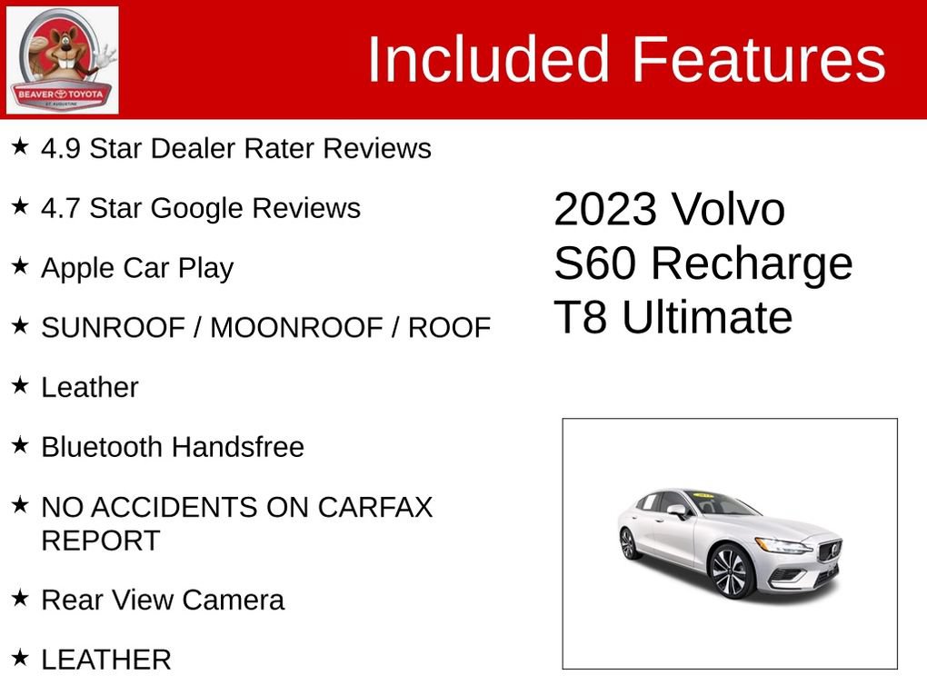 Used 2023 Volvo S60 T8 Ultimate AWD/4WD image 4