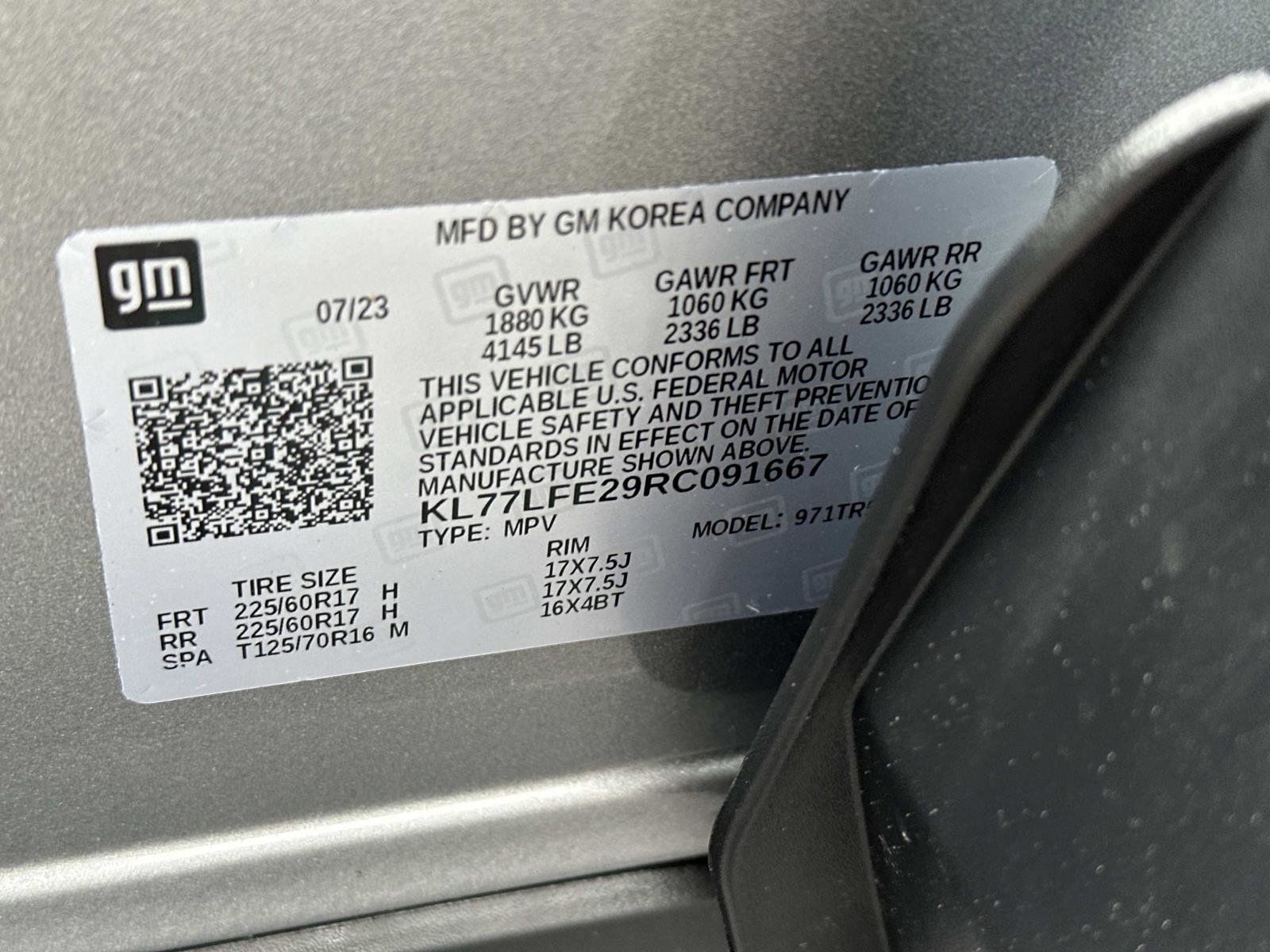 Certified 2024 Chevrolet Trax LS w/ LS Convenience Package FWD image 17