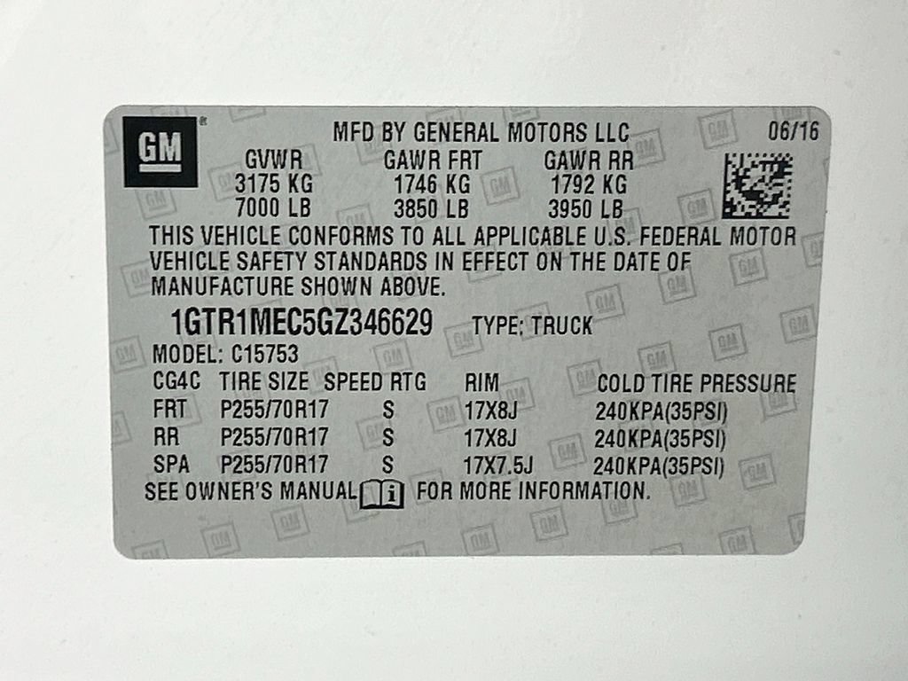 Used 2016 GMC Sierra 1500 SLE w/ SLE Value Package RWD image 33