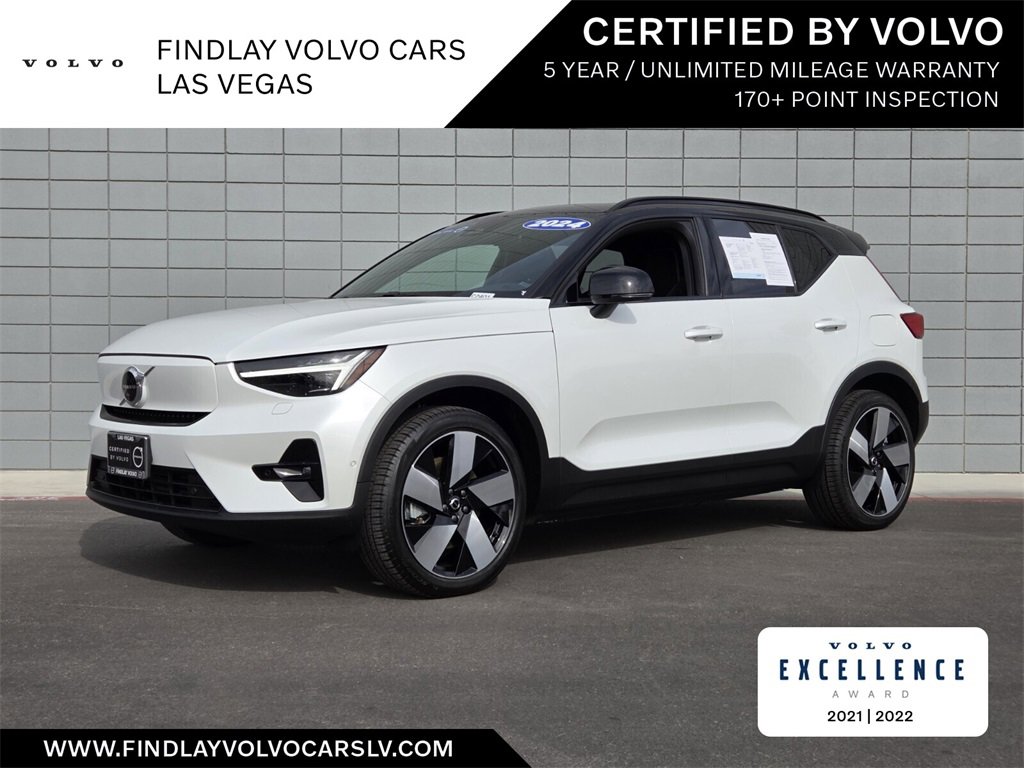 Certified 2024 Volvo XC40 Recharge Ultimate w/ Protection Package Premier