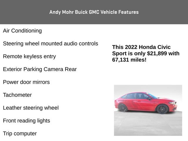 Used 2022 Honda Civic Sport image 8