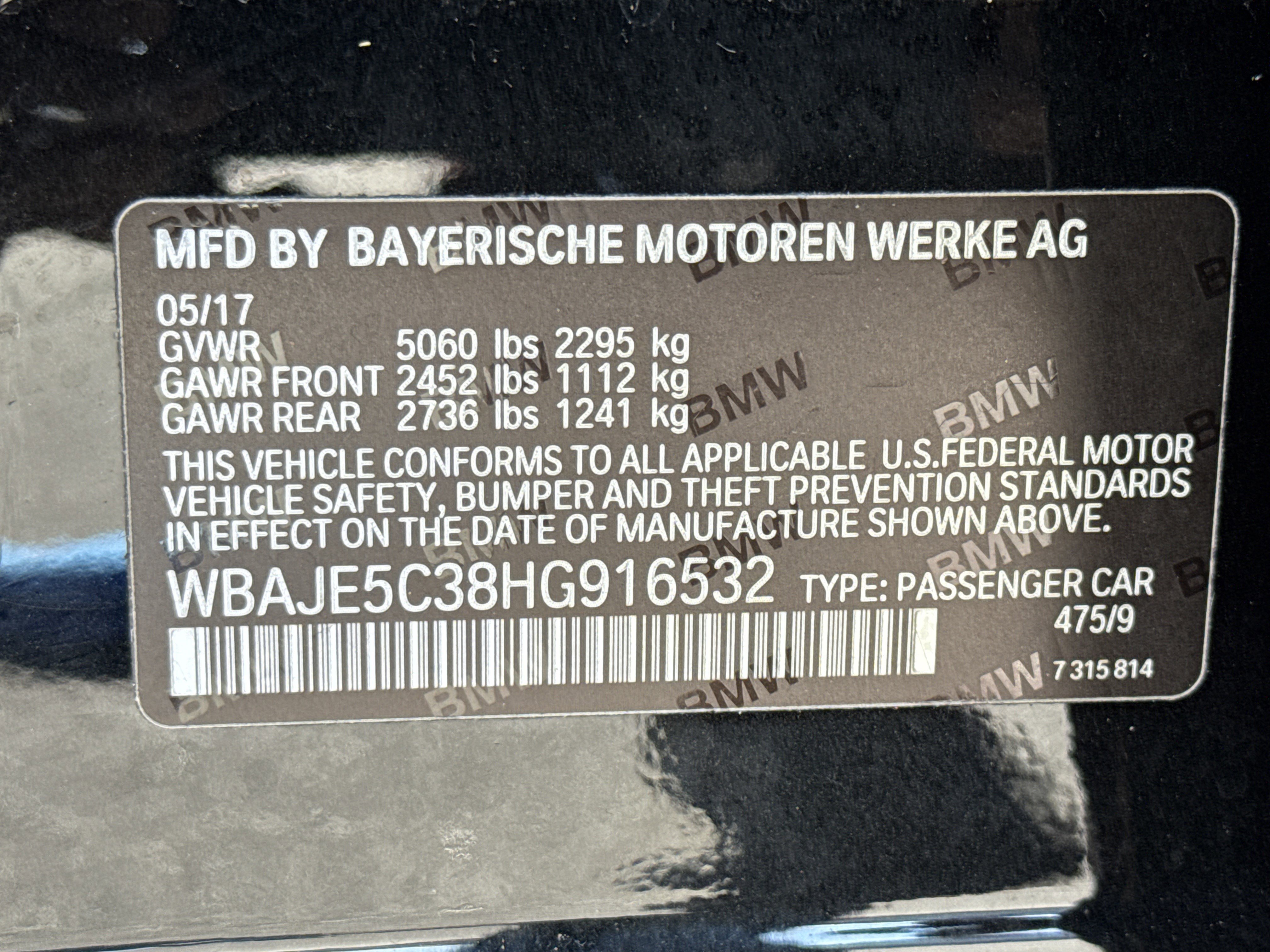 Used 2017 BMW 540i image 33